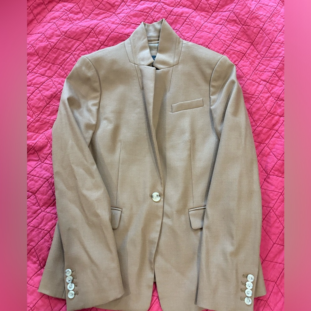 J.Crew Regent Blazer tan/camel size 10